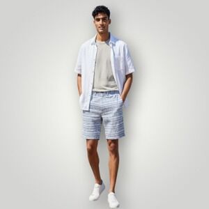 Polo‎ Ralph Lauren Striped Stretch Shorts 33  Coastal Grandfather Summer Prep